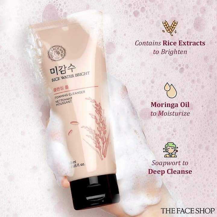 The Face Shop Rice Water Bright Cleansing Foam 150ml