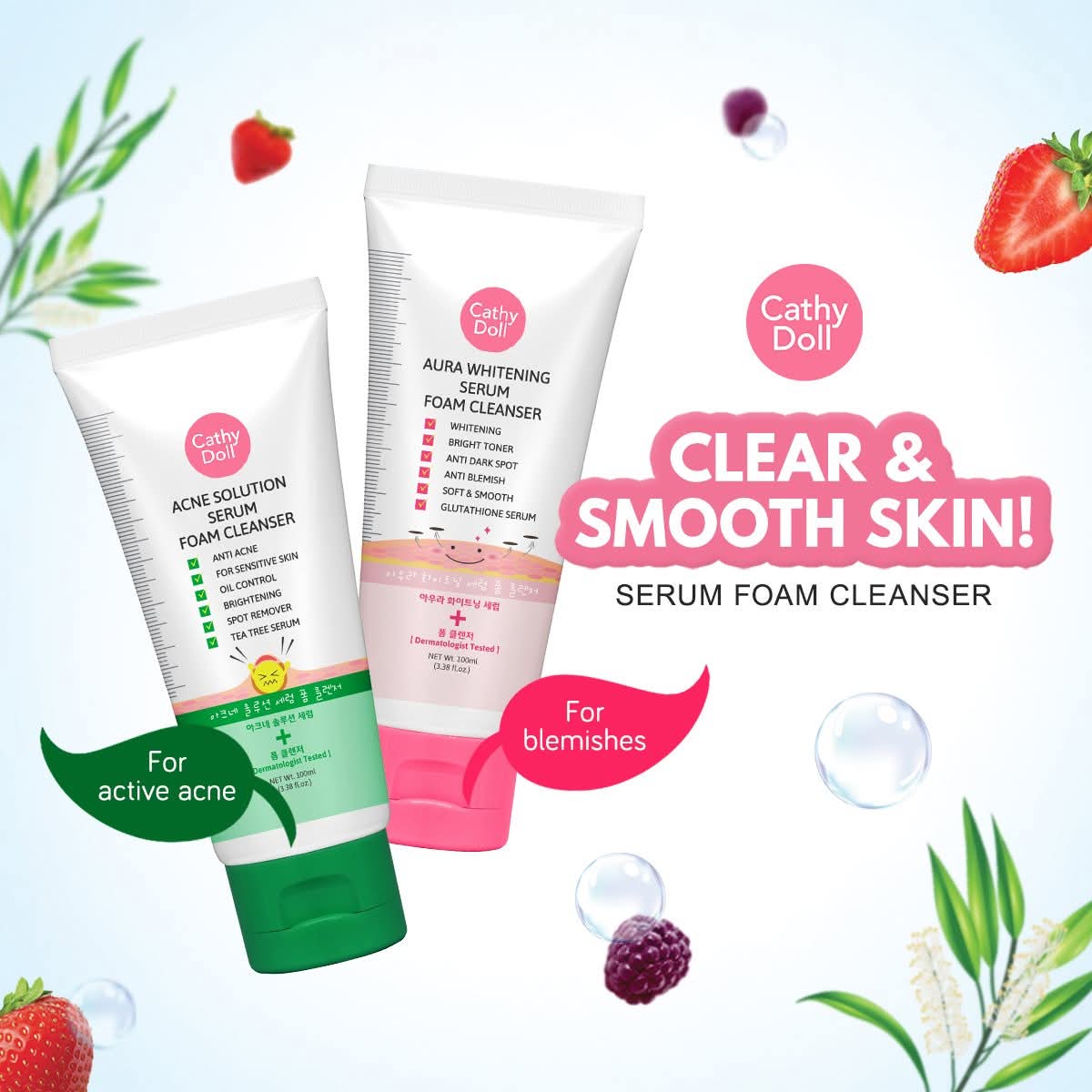 Cathy Doll Serum Foam Cleanser