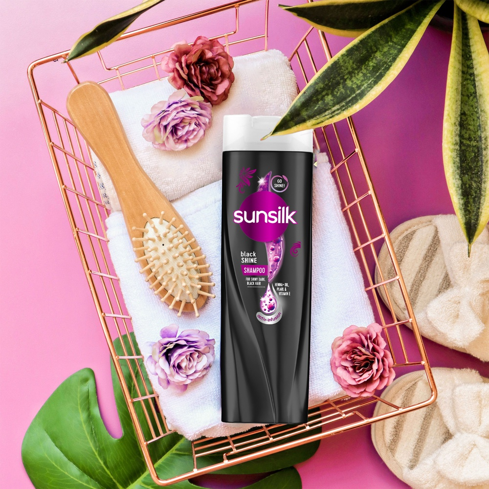 Sunsilk Co-Creations Black Shine Shampoo 300ml